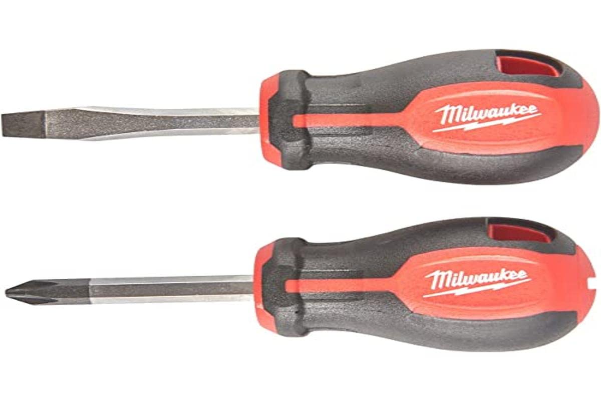 Milwaukee Milw Tri-Lobe Stubby 4932471810 Screw Set (2 Pieces) Multi-Coloured