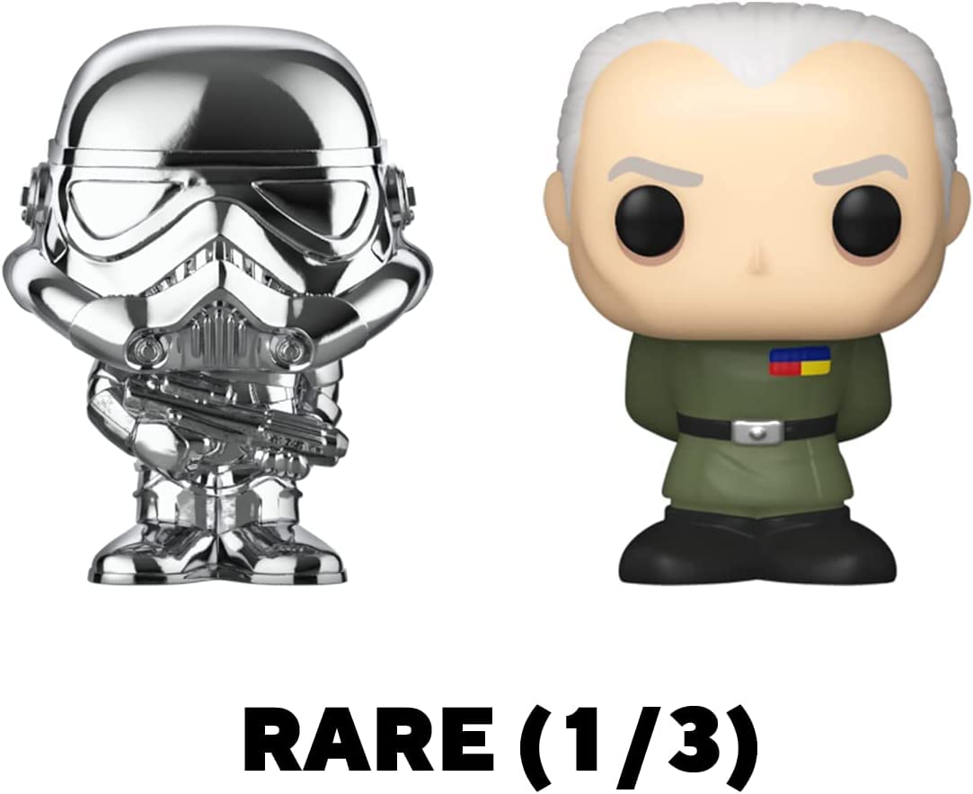 Funko Bitty POP! Star Wars - Luke Skywalker?, Obi-Wan Kenobi?, Jawa? and A Surprise Mystery Mini Figure - 0.9 Inch (2.2 Cm) Collectable - Stackable Display Shelf Included - Gift Idea - Cake Topper