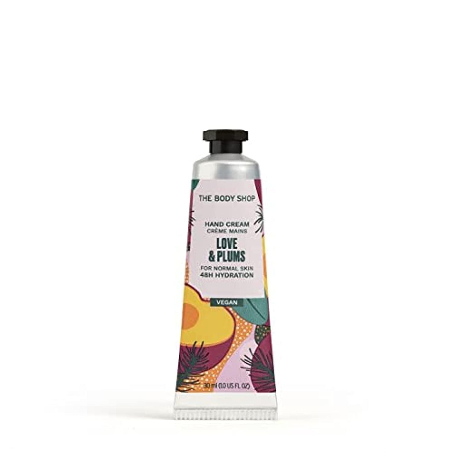 The Body Shop LOVE & PLUMS Hand Cream 30 ml 48HR HYDRATION JUICY & FESTIVE SCENT VEGAN