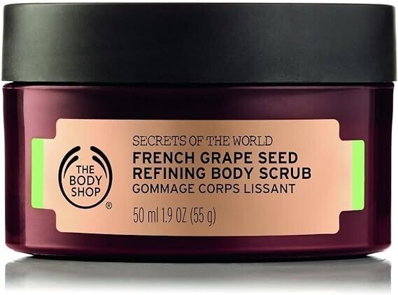 NEW!!!! The Body Shop - French Grape Seed Refining Body Scrub (50ml)