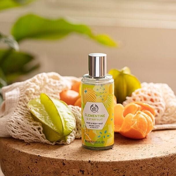 NEW!!! The Body Shop Clementine & Starfruit Hair & Body Mist 150ml
