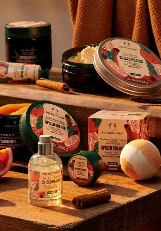 The Body Shop Spiced Orange, Vanilla Cinnamon Body Butter 200ml for dry skin