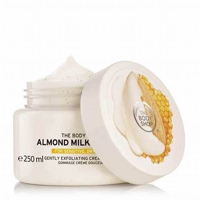 NEW!!!! The Body Shop Almond Milk & Honey Exfoliating Cream Scrub 250ml
