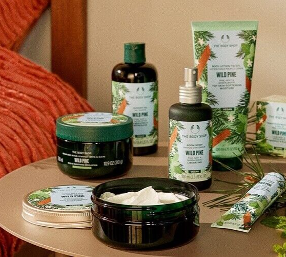 NEW!!! The Body Shop Wild pine & Sandalwood & mint Body Butter 200ml