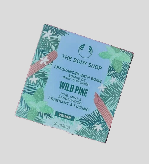 NEW!!! The Body Shop Wild Pine Fragranced Bath Bomb 50 g