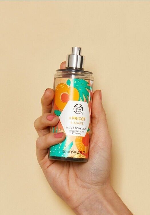 NEW! The Body Shop Apricot & Agave Hair & Body Mist 150ml