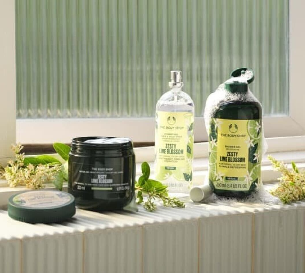 NEW!!! The Body Shop Zesty Lime Blossom Face & Body Mist 100ml Vegan