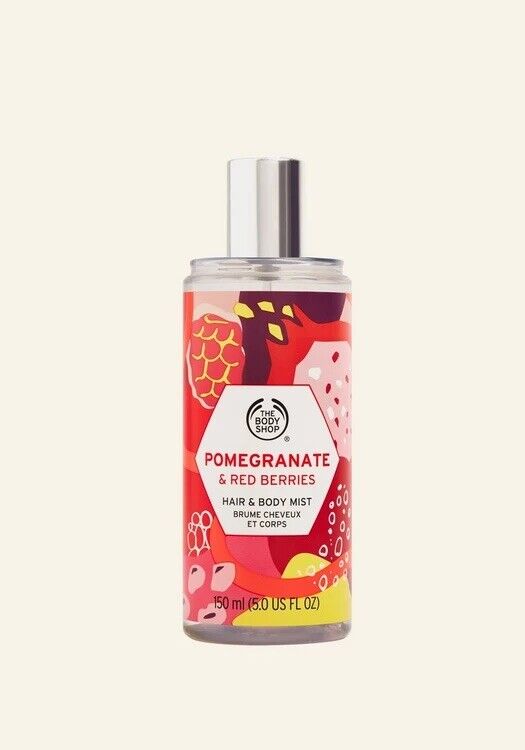 Bodyshop Pomegranate & Red Berries Hair & Body Mist Fragrance 150ml