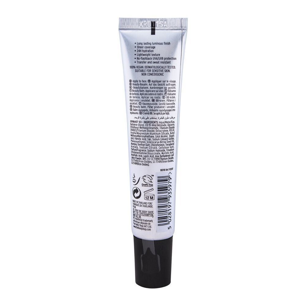NEW!!! The Body Shop Fresh Nude BB Cream Tan 04 -25ml with aloe vera SPF 30PA ++