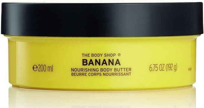 NEW!!! THE BODY SHOP BANANA BODY BUTTER 200ML LIMITED EDITION