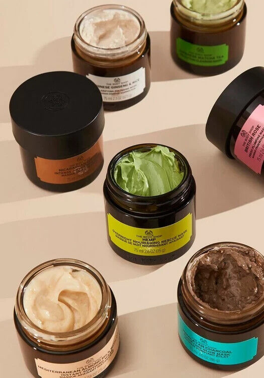 NEW!!! The Body Shop Hemp Overnight Nourishing Rescue Mask 75ml