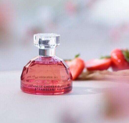 NEW! The Body Shop Japanese Cherry Blossom Strawberry Kiss Eau De Toilette 50 ml