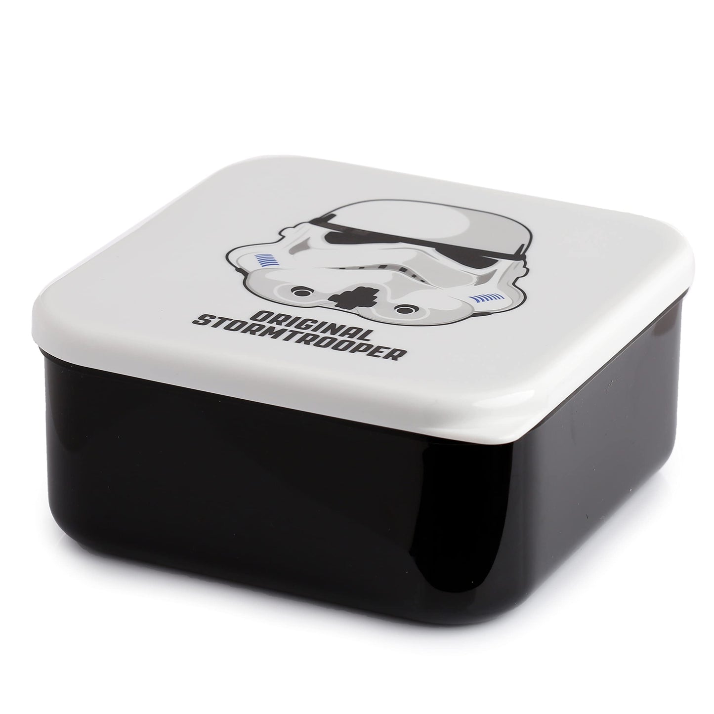 Puckator The Original Stormtrooper Set of 3 Lunch Box Snack Pots M/L/XL - Lunchbox with Multi Compartments - Small Food Containers - Lunchbox for Adults and Kids - Girls Boys Lunchbox - Snack Storage
