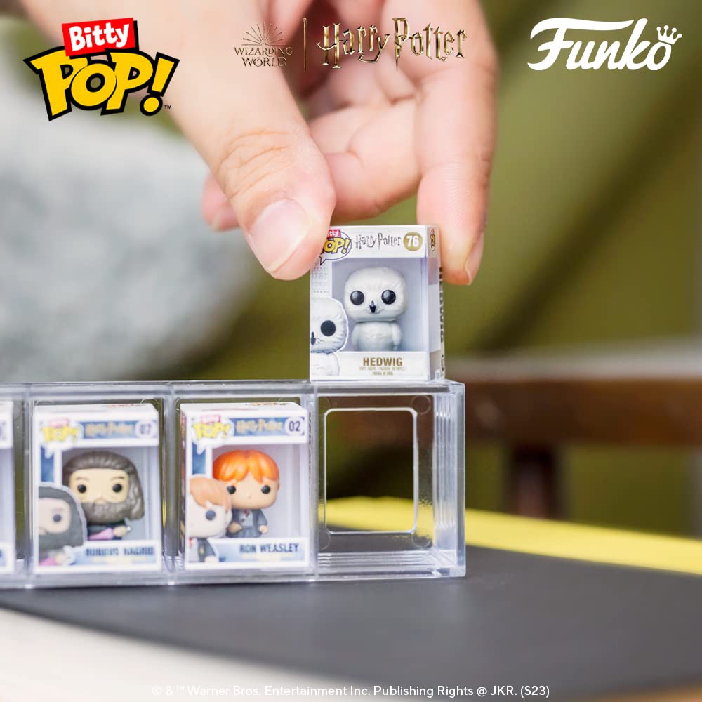 Funko Bitty Pop! Harry Potter Mini Collectible Toys - Lord Voldemort, Draco Malfoy, Bellatrix Lestrange & Mystery Chase Figure (Styles May Vary) 4-Pack