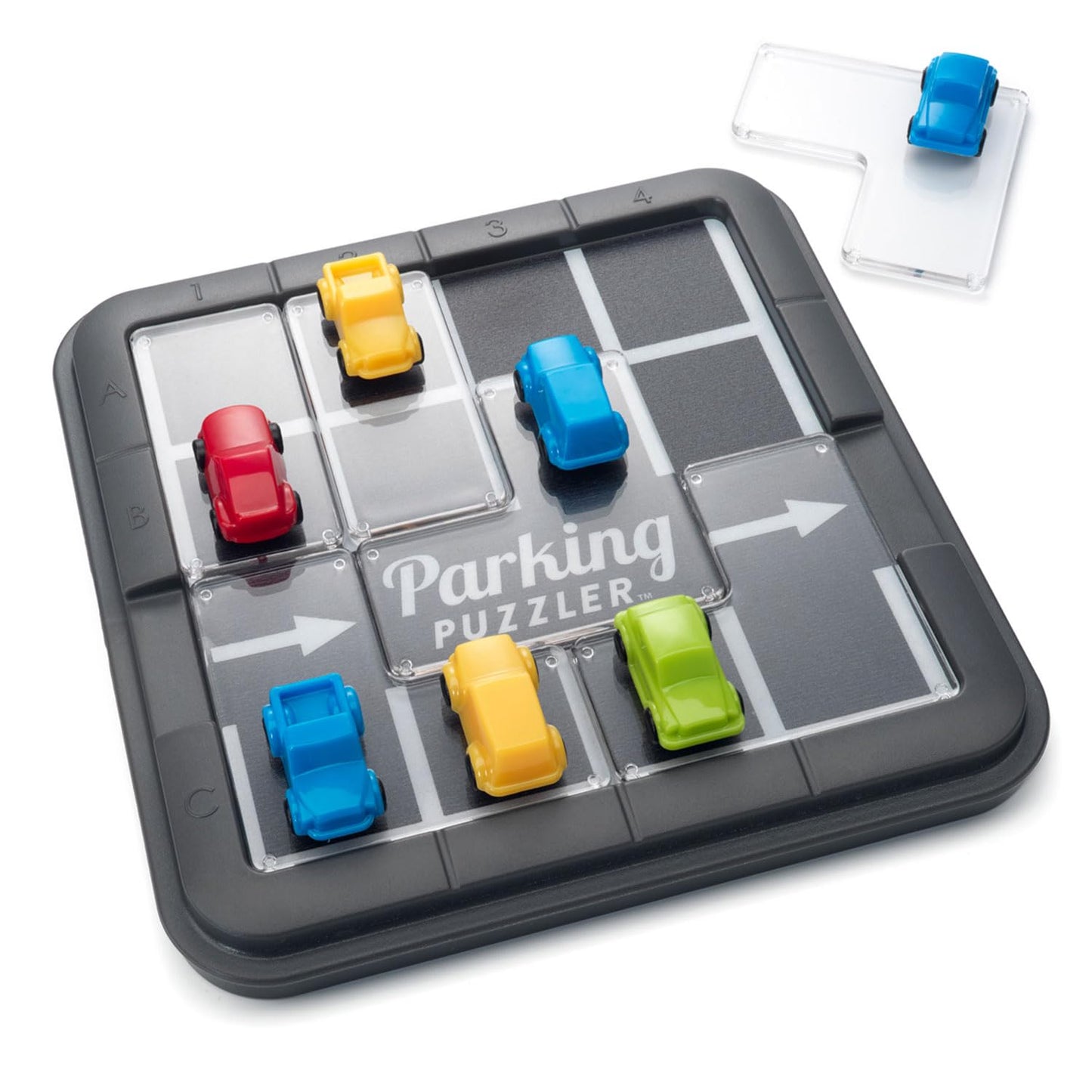 SmartGames - Parking Puzzler, Puzzle Game with 60 Challenges, 6+ Years