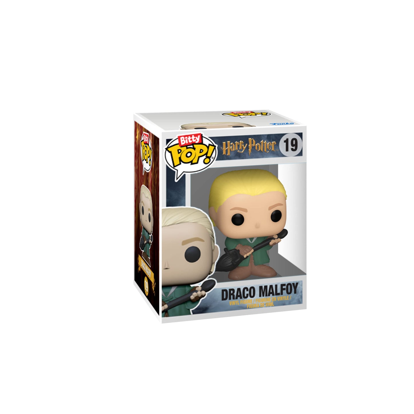 Funko Bitty Pop! Harry Potter Mini Collectible Toys - Lord Voldemort, Draco Malfoy, Bellatrix Lestrange & Mystery Chase Figure (Styles May Vary) 4-Pack