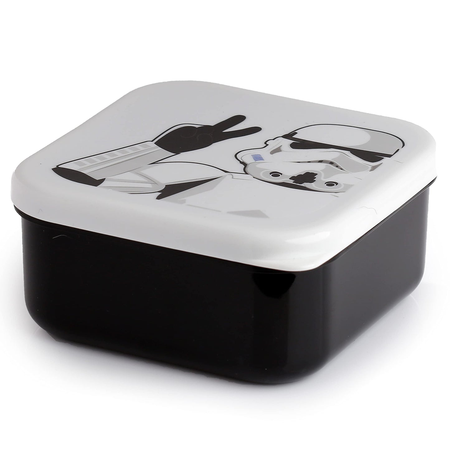 Puckator The Original Stormtrooper Set of 3 Lunch Box Snack Pots M/L/XL - Lunchbox with Multi Compartments - Small Food Containers - Lunchbox for Adults and Kids - Girls Boys Lunchbox - Snack Storage