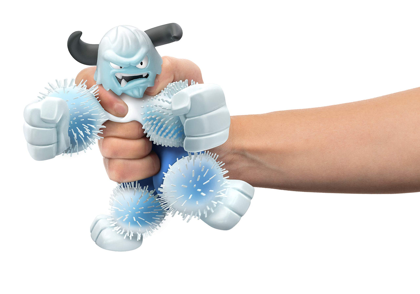 Goo Jit Zu 36536 Stretch Action Figure Frostbite Yeti, Super Flexible Squishy Toy Figure, Sticky Collectible Figure, Squeeze Cartoon Figure, Animal Figure for Squeezing, for Children and Fans from 3