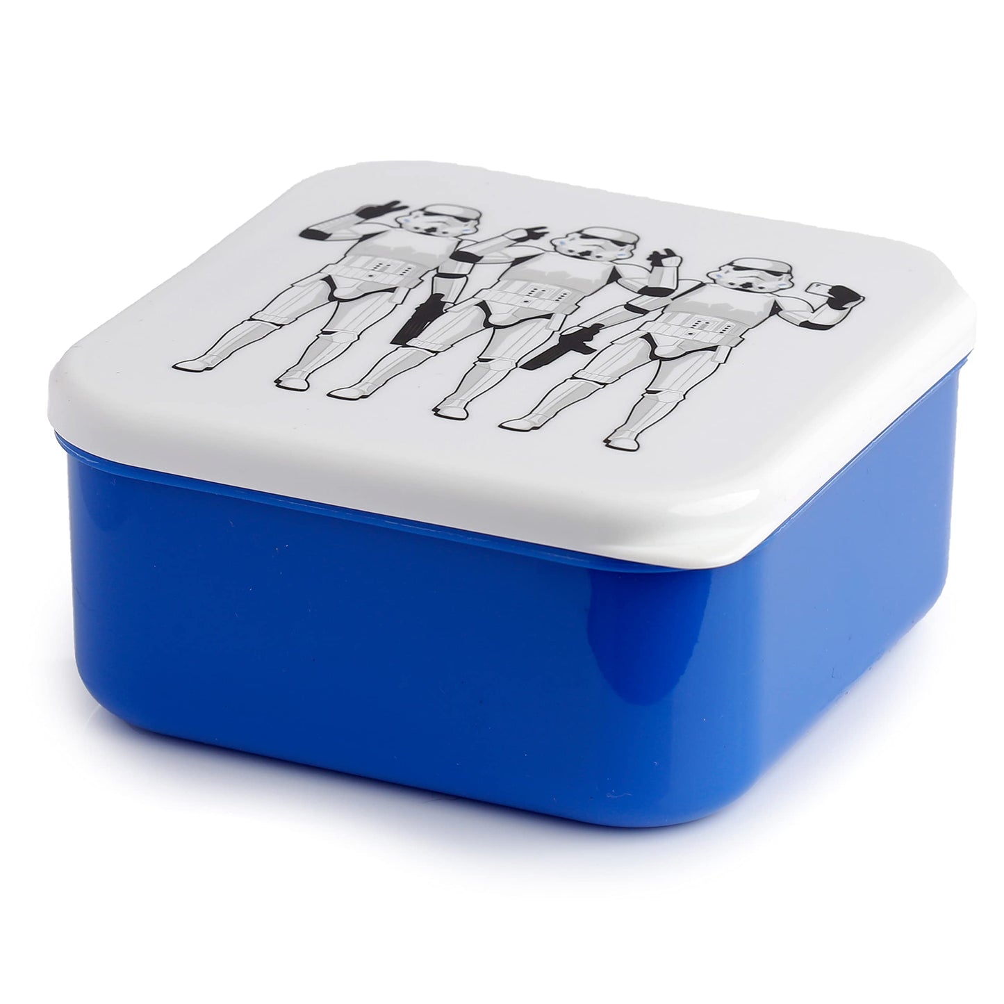 Puckator The Original Stormtrooper Set of 3 Lunch Box Snack Pots M/L/XL - Lunchbox with Multi Compartments - Small Food Containers - Lunchbox for Adults and Kids - Girls Boys Lunchbox - Snack Storage