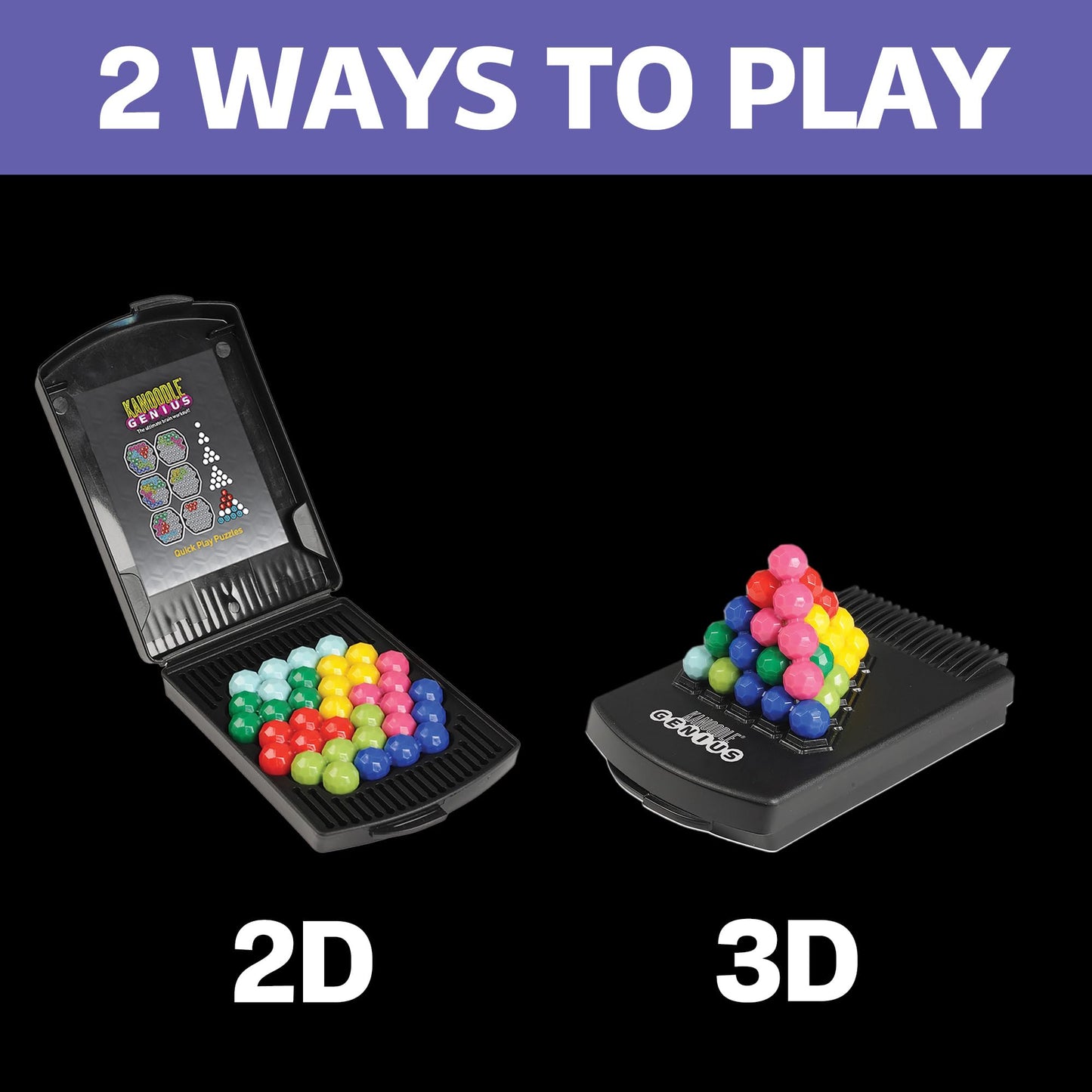 Learning Resources Kanoodle Genius 3-D Puzzle Brain Teaser Game for Adults, Teens & Kids, Over 200 Challenges, Stocking Filler, Gift for Ages 8+