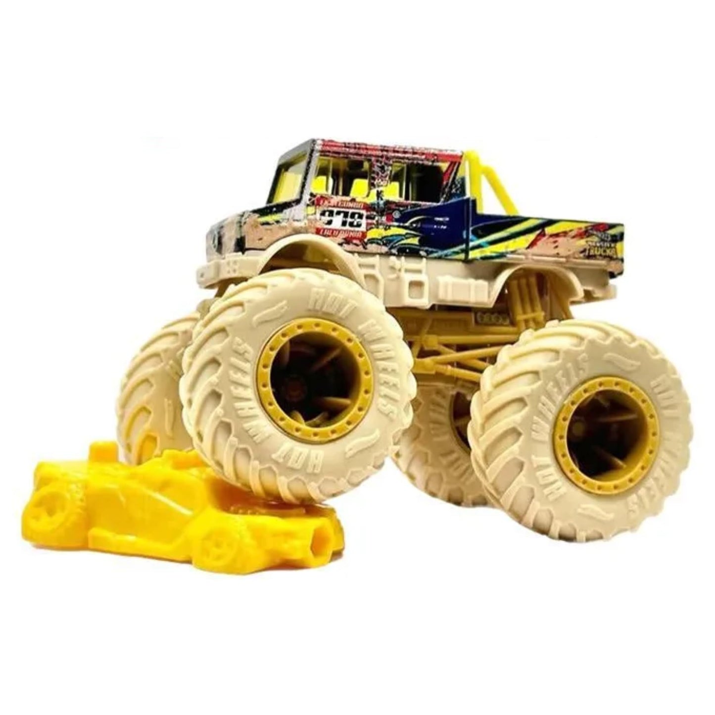 Mattel Hot Wheels Monster Trucks Collectible Toy 1:64 Scale Diecast Model Vehicle -