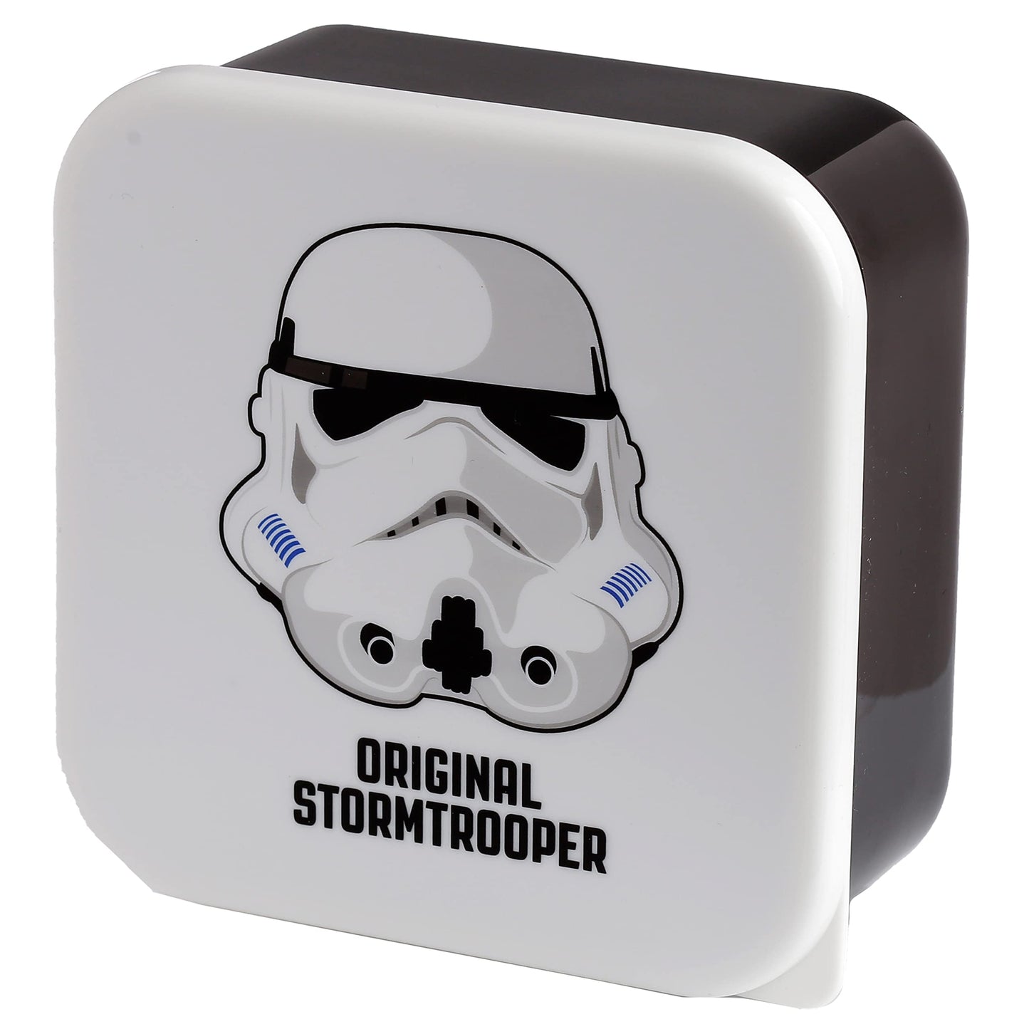 Puckator The Original Stormtrooper Set of 3 Lunch Box Snack Pots M/L/XL - Lunchbox with Multi Compartments - Small Food Containers - Lunchbox for Adults and Kids - Girls Boys Lunchbox - Snack Storage