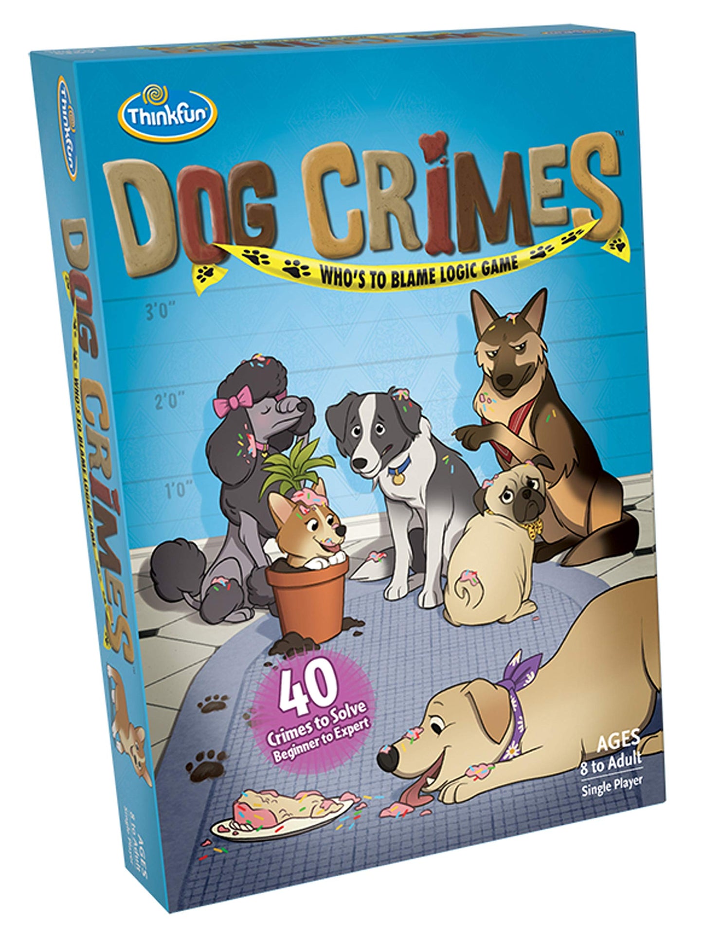 Thinkfun Dog Crimes Who's to Blame Brain Teaser Logic Challenge Game for Kids Age 8 Years Up