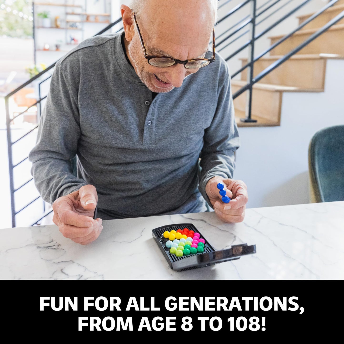 Learning Resources Kanoodle Genius 3-D Puzzle Brain Teaser Game for Adults, Teens & Kids, Over 200 Challenges, Stocking Filler, Gift for Ages 8+