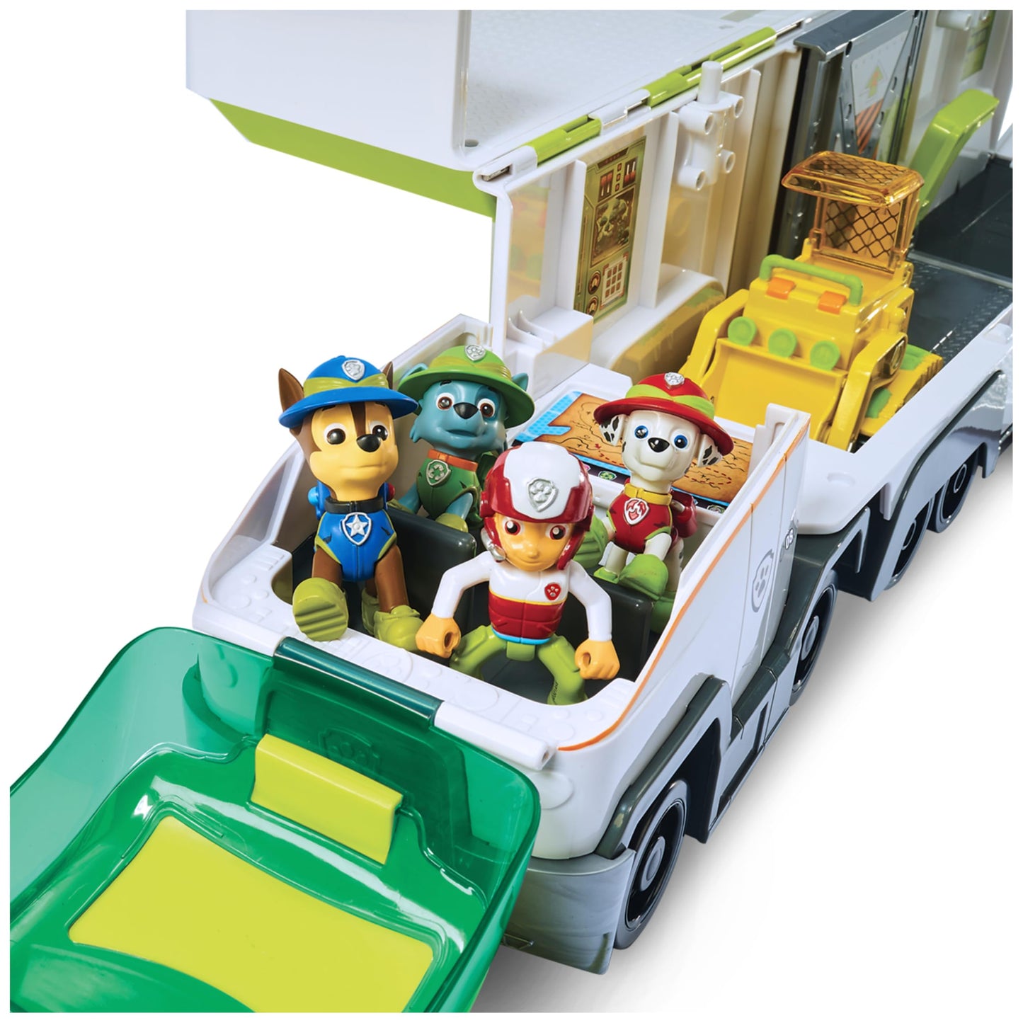 Paw Patrol Jungle Pups, Transforming PAW Patroller, Ryder Action Figure, ATV Toy Car, Vehicle Lift and Sound Effects, Kids? Toys for Boys and Girls Aged 3+