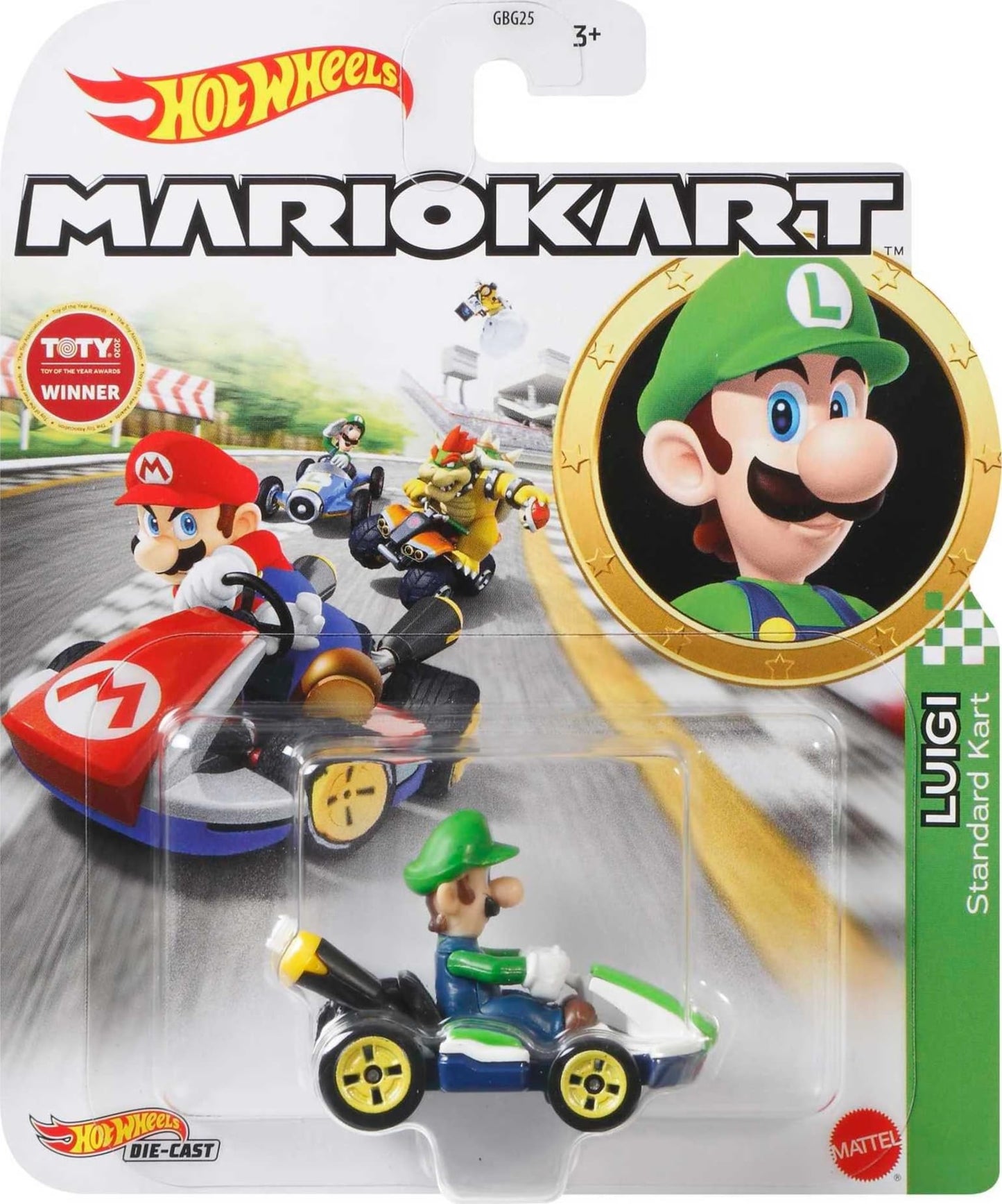 Hot Wheels - Super Mario Bros - Luigi (GLP37)