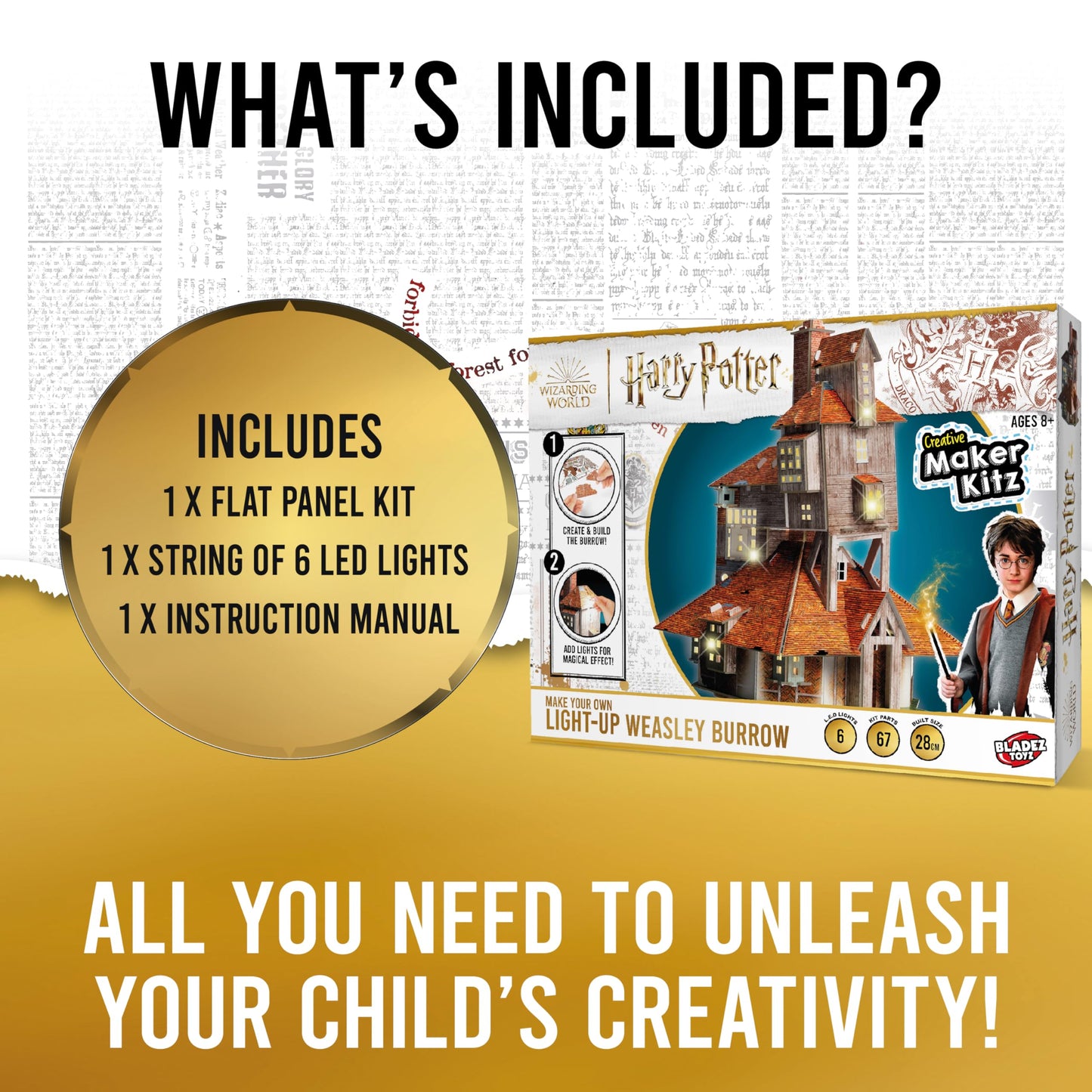 BLADEZ Harry Potter Maker Kitz - Make Your Own Light-Up
