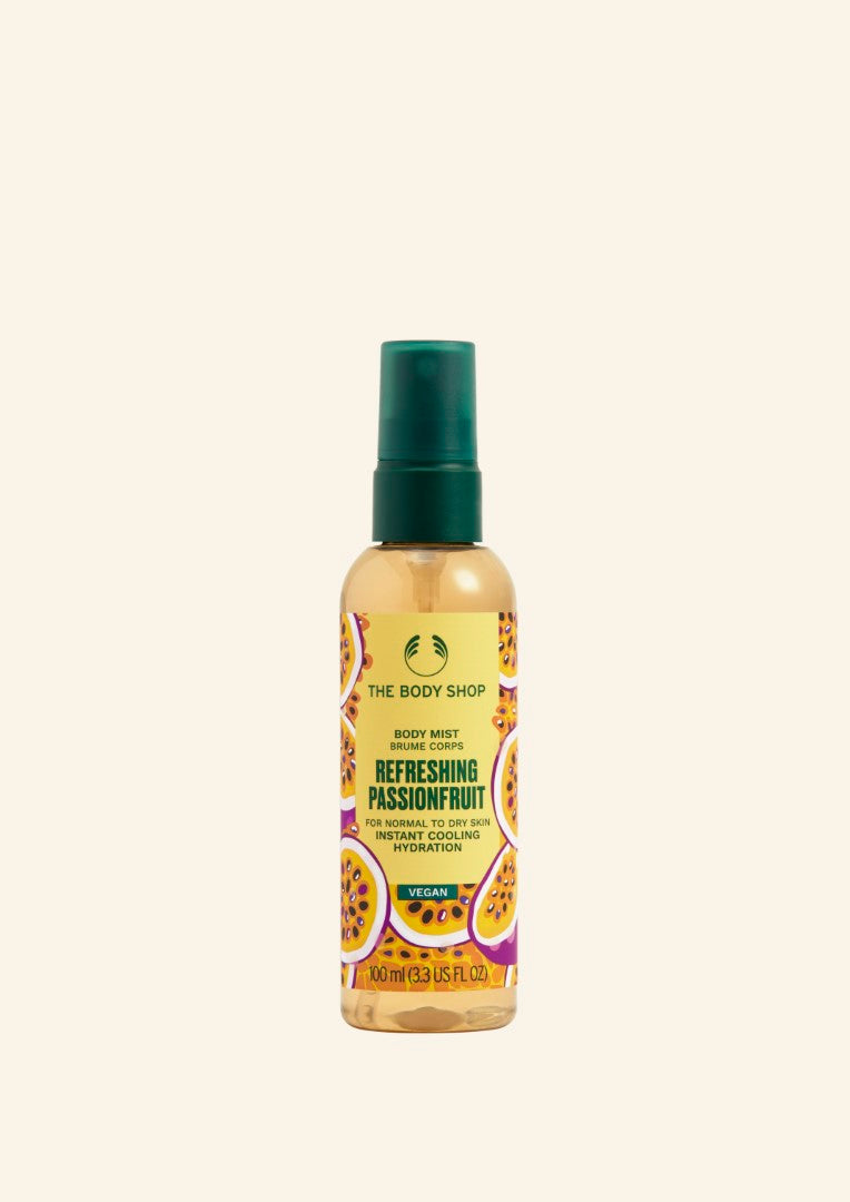 The Body Shop Refreshing Passionfruit Fragrance Mist 100ml Vegan discontinued