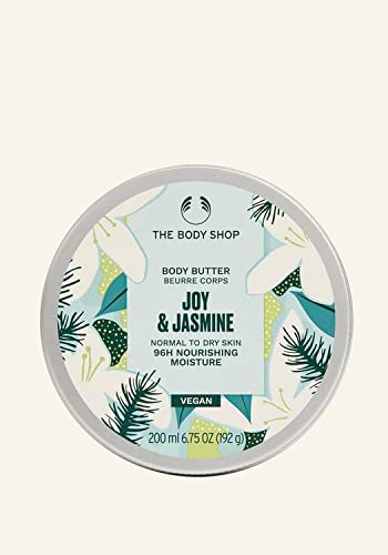 THE BODY SHOP Joy & Jasmine Body Butter 96HR MOISTURE FLORAL & FESTIVE SCENT VEGAN 200ml