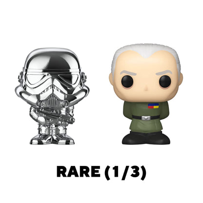 Funko Bitty POP! Star Wars - Luke Skywalker?, Obi-Wan Kenobi?, Jawa? and A Surprise Mystery Mini Figure - 0.9 Inch (2.2 Cm) Collectable - Stackable Display Shelf Included - Gift Idea - Cake Topper