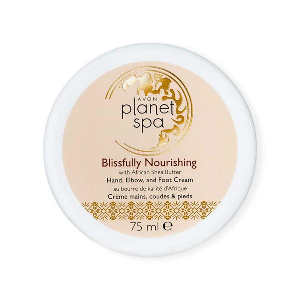 2 x Avon Planet Spa Blissfully Nourishing hand, elbow and Foot Cream with african shea cream