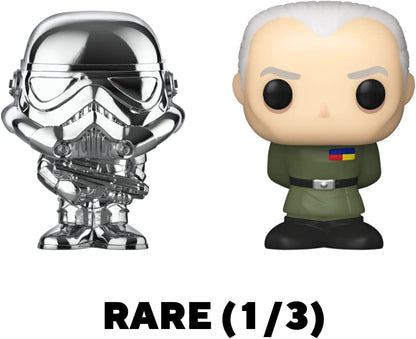 Funko Bitty POP! Star Wars - Luke Skywalker?, Obi-Wan Kenobi?, Jawa? and A Surprise Mystery Mini Figure - 0.9 Inch (2.2 Cm) Collectable - Stackable Display Shelf Included - Gift Idea - Cake Topper