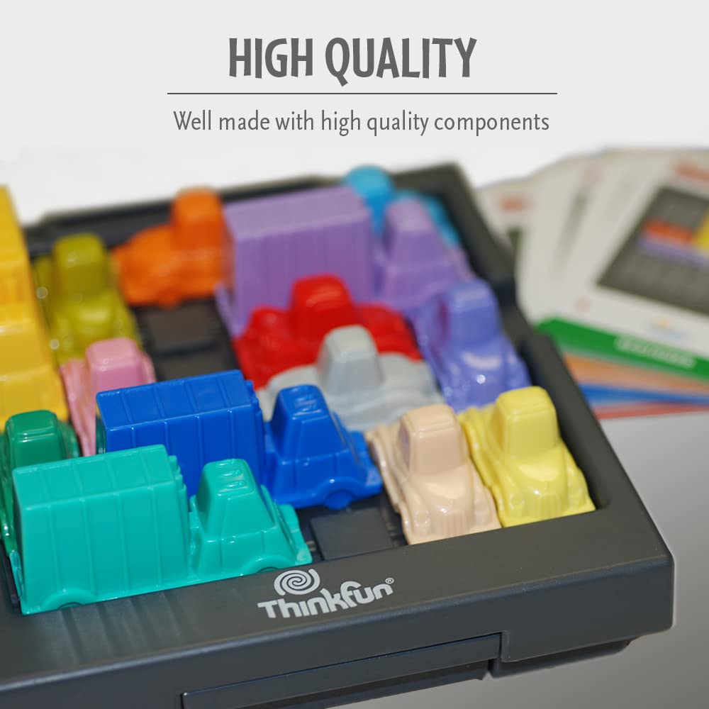 Thinkfun Rush Hour - Traffic Jam Logic, Brain & Challenge Game - STEM Toys for Boys & Girls Age 8 Years Up - Gifts for Kids and Adults