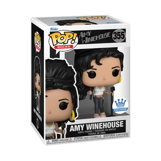 Funko Pop! Rocks: Amy Winehouse in White Tank Top Shop Exclusive