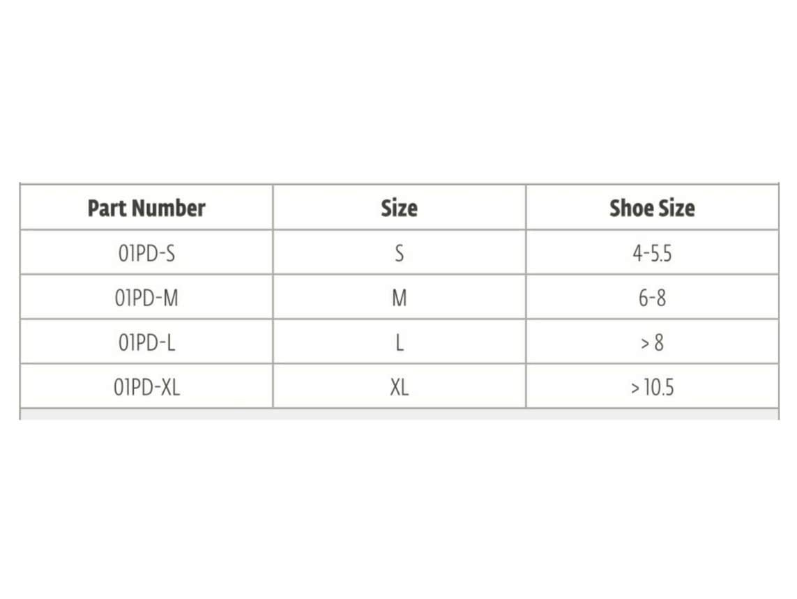 A60 Ankle Brace (Left Large, Black)