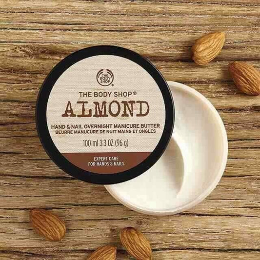The Body Shop Almond Hand And Nail Overnight Manicure Butter New - Discontinued 