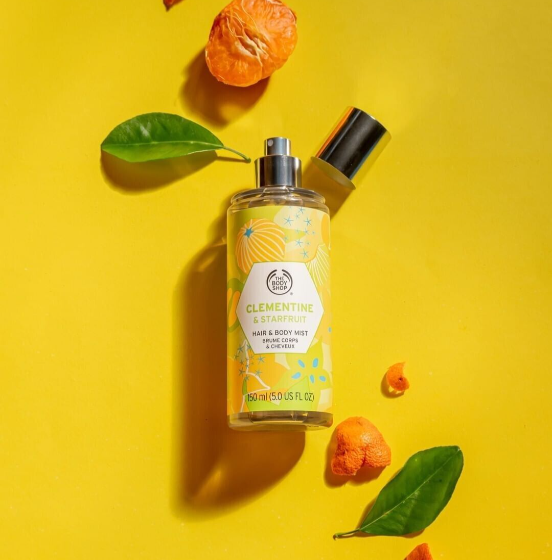 NEW!!! The Body Shop Clementine & Starfruit Hair & Body Mist 150ml