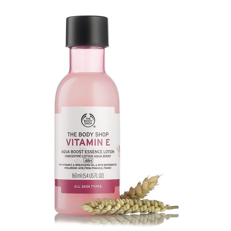 NEW! The Body Shop Vitamin E Aqua Boost Essence Lotion 160ml