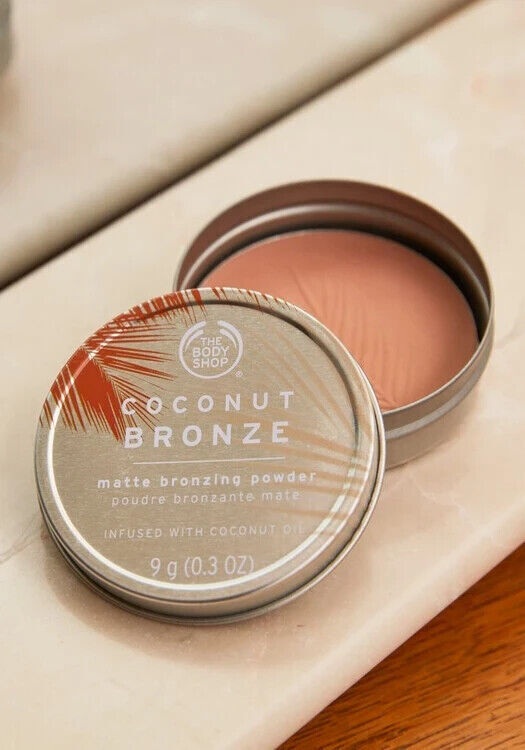 NEW!! The Body Shop Coconut Bronze Matte Bronzing Powder - medium shade