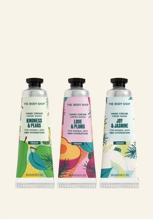 NEW!!! The Body Shop Feels & Festivity Hand Cream Trio gift set 