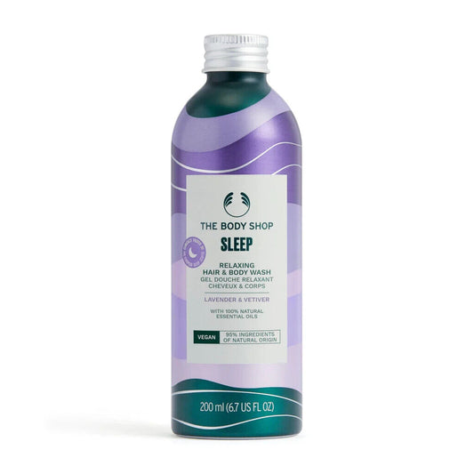 NEW!! THE BODY SHOP Sleep Relaxing Body& Hair Wash with Lavender & vetiver 200ml