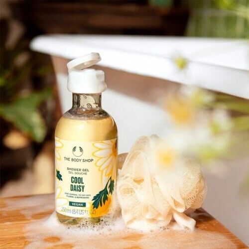 NEW!!! THE BODY SHOP Cool Daisy Shower Gel 250ml for Normal to Dry skin 