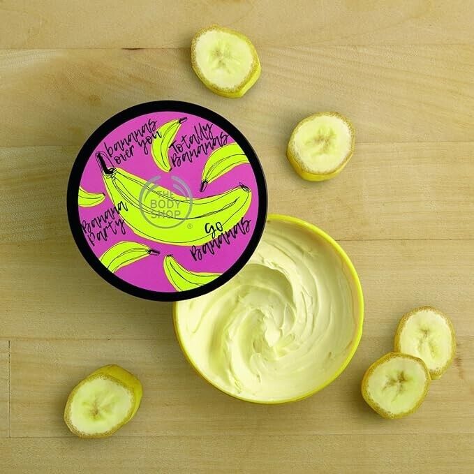 NEW!!! THE BODY SHOP BANANA BODY BUTTER 200ML LIMITED EDITION