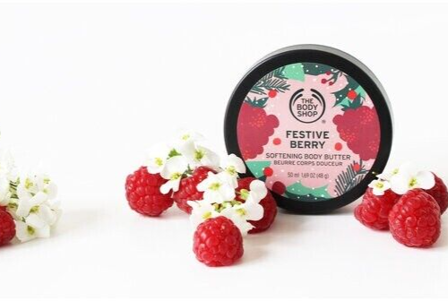 NEW!!! The Body Shop Festive Berry BODY BUTTER 200ml Special Edition 2020 