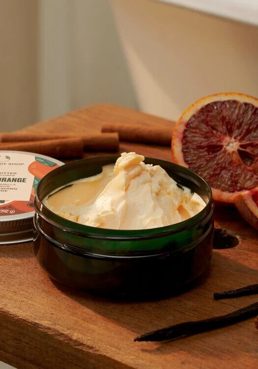 The Body Shop Spiced Orange, Vanilla Cinnamon Body Butter 200ml for dry skin