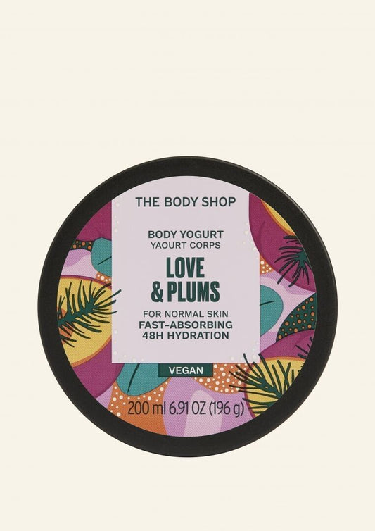 NEW!!! The Body Shop Love Plums Body Yogurt 200ml sweet floral scent 